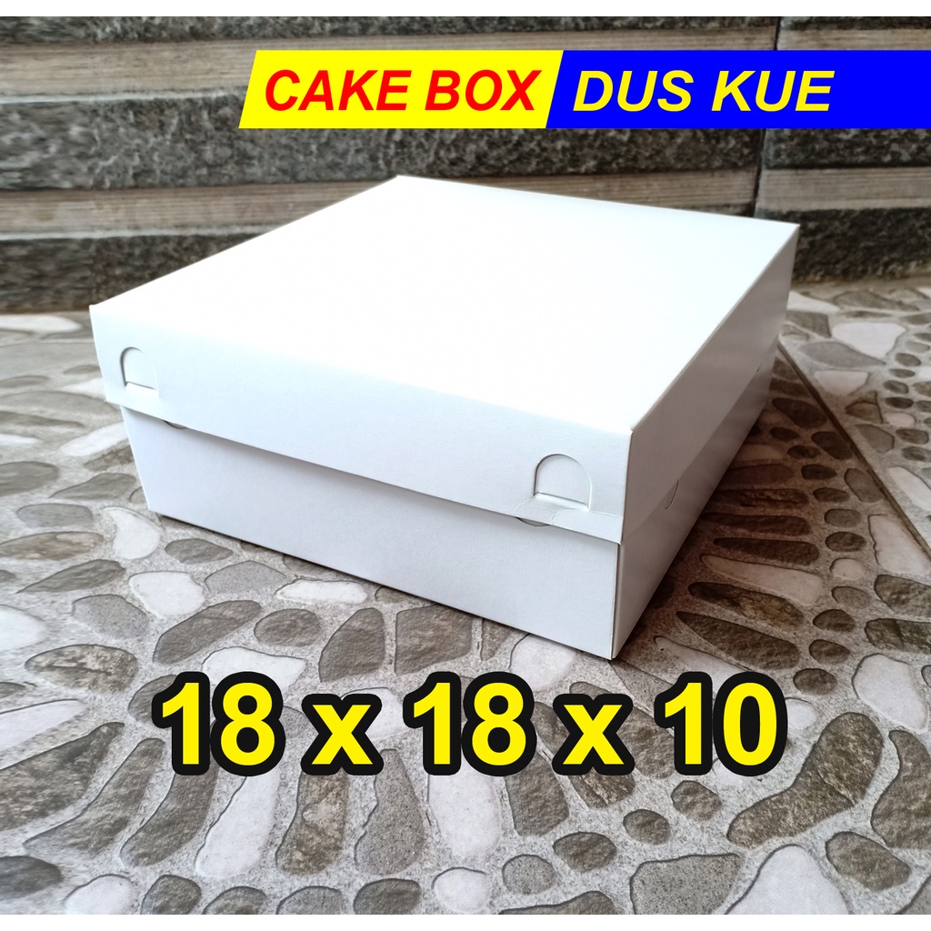 Dus 18x18x10/ 18x18/ 18x18x10/ Dus Nasi / Dus Kue/ Box Roti / Dus Kue/Box Nasi