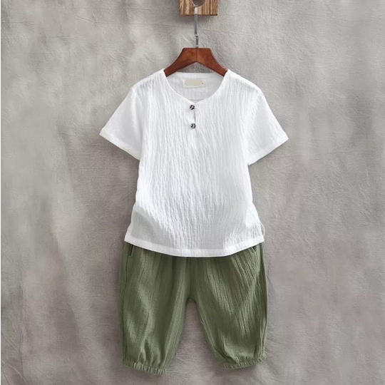 Jeco fashion BAJU SETELAN ANAK SHAMI Unisex
