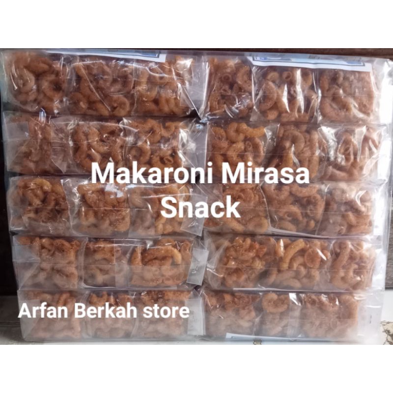 

MAKARONI MIRASA SNACK - Kemasan 1 Ball isi 10 Pack
