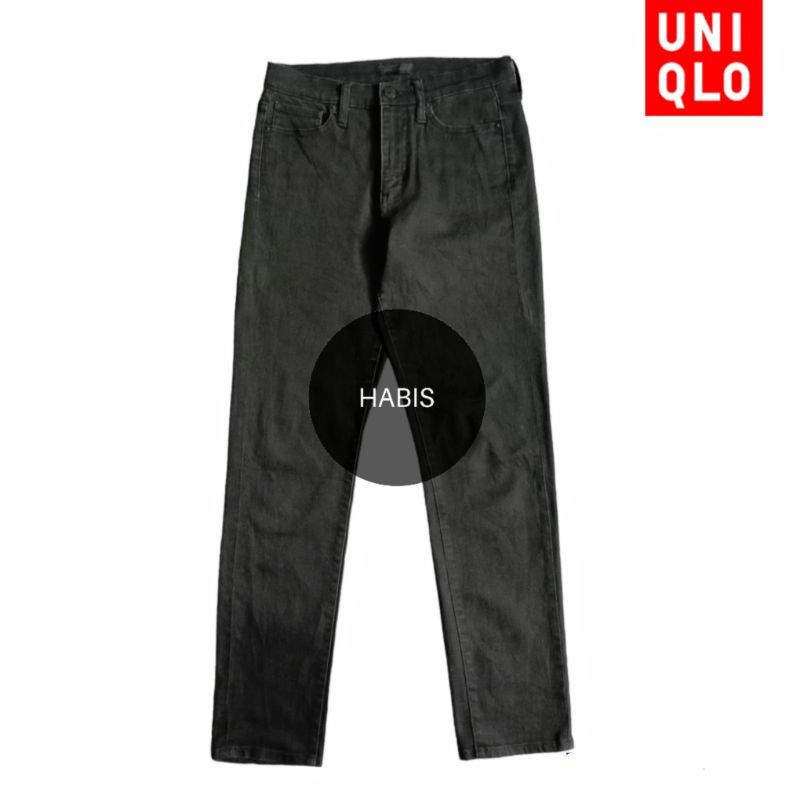 Jeans Uniqlo Black Hitam
