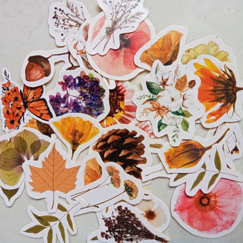 

S13 32 PCS stiker aesthetic | sticker lucu | journal decoration | scrapbook| freebies