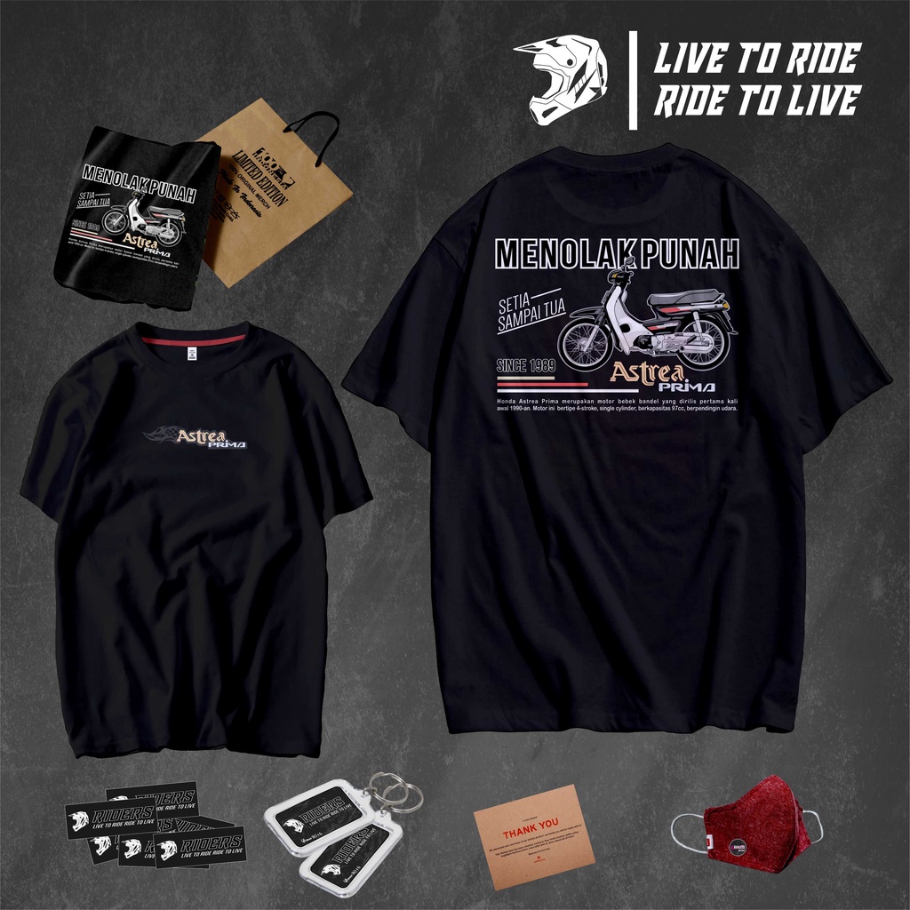 Cod Kaos Murah Honda Astrea Prima Kode Astrea Prima