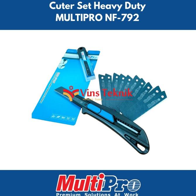 

CUTTER 18mm NF813 MULTIPRO NF-813 cuter set HEAVY DUTY