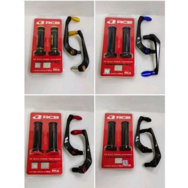 PROGUAD/PROGAD/PROGUARD SABIT KARBON/CARBON + HANDGRIP GRIP RCB RACING BOY UNIVERSAL BEAT MIO SCOOPY