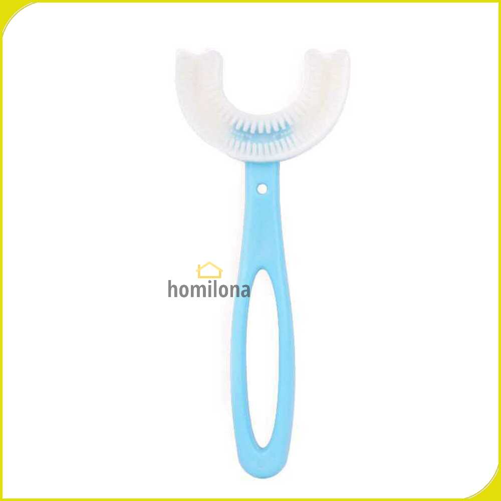 Macroupta Sikat Gigi Bayi Toothbrush U-Shaped Teether Silicone - T12