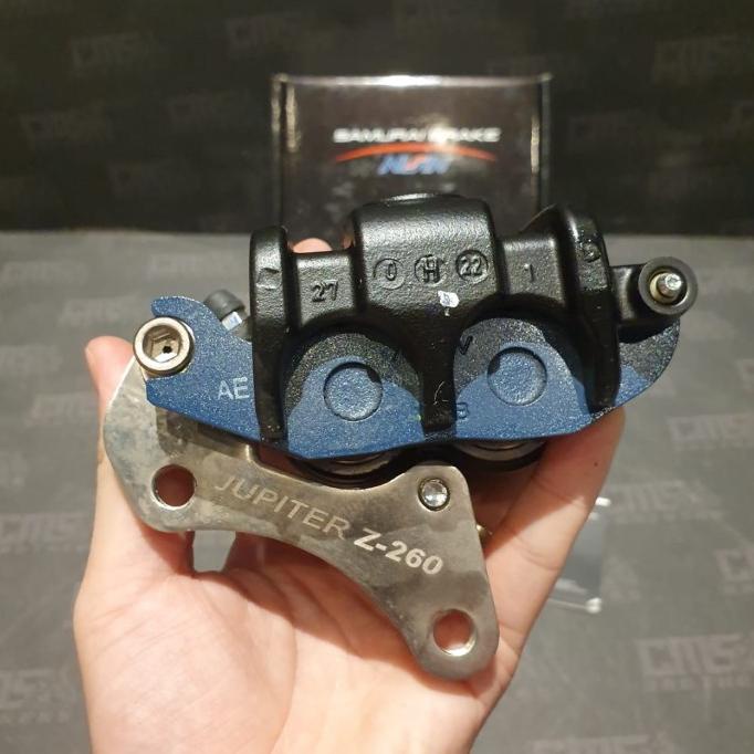 Kaliper Depan 2 Piston Nissin Samurai Brake Jupiter Z 260mm