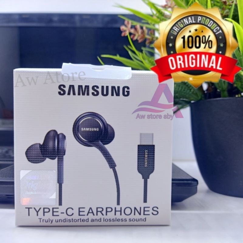 Headset Samsung Type C AKG Earphone Samsung Extra Bass S10 S10+ Note 10 S20 S20+ S21 A34 A54