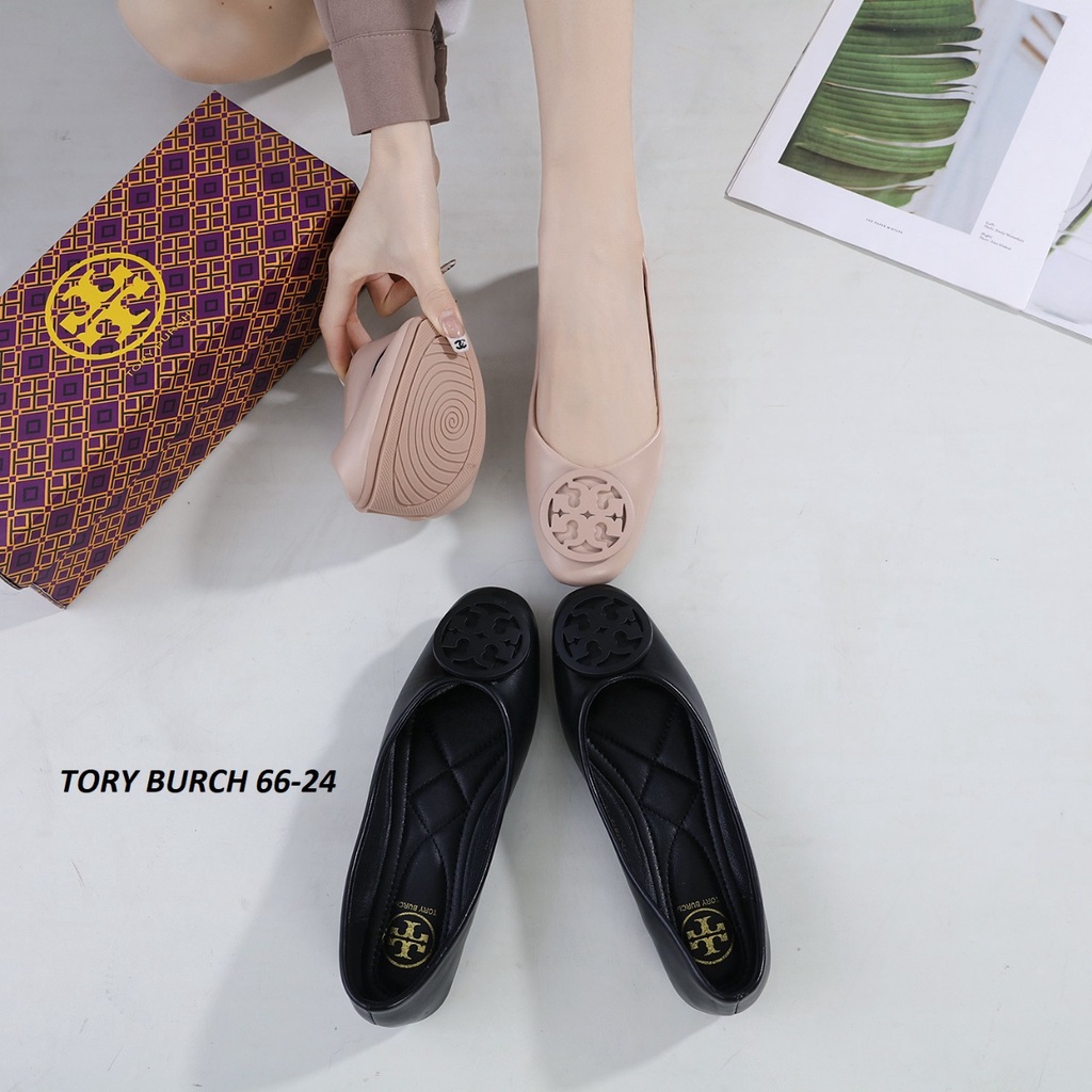 SEPATU WANITA KULIT FLAT SHOES 66-24