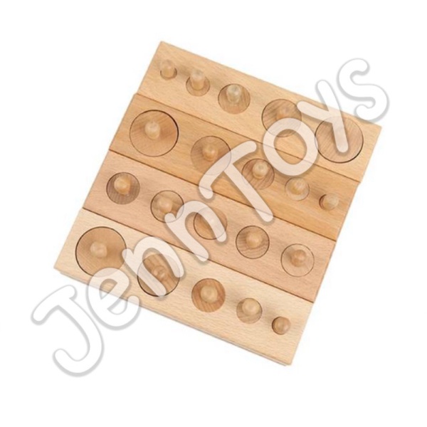 

Kayu Jual Wooden - Aparatus SOCKET JennToys Blocks - SocketCylinder Mainan Limited CYLINDER Knobbed