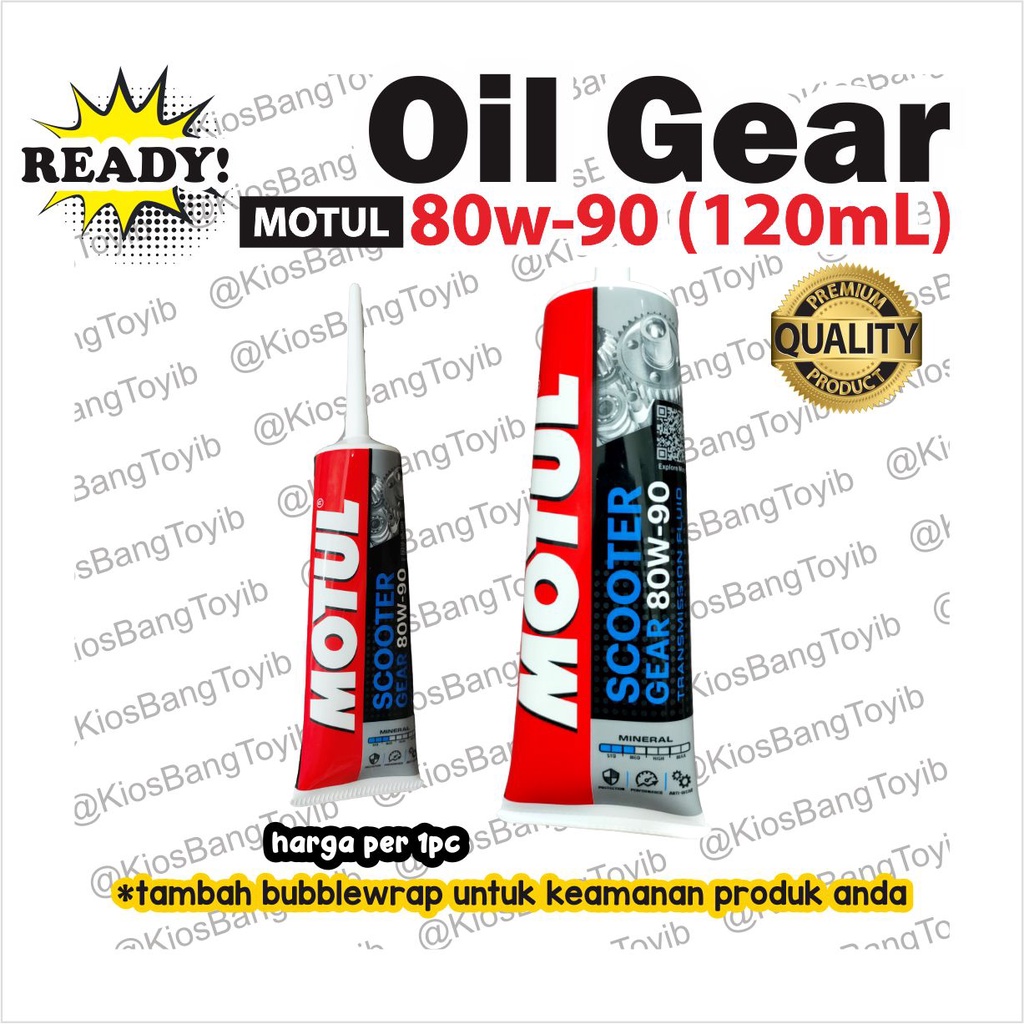 Oli Oil Gardan Gear Scooter Matic MOTUL 80W-90 120mL ORIGINAL