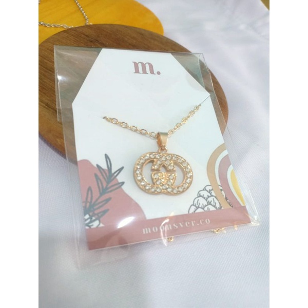 Kalung Retro New Collection Moonsver Necklace Retro