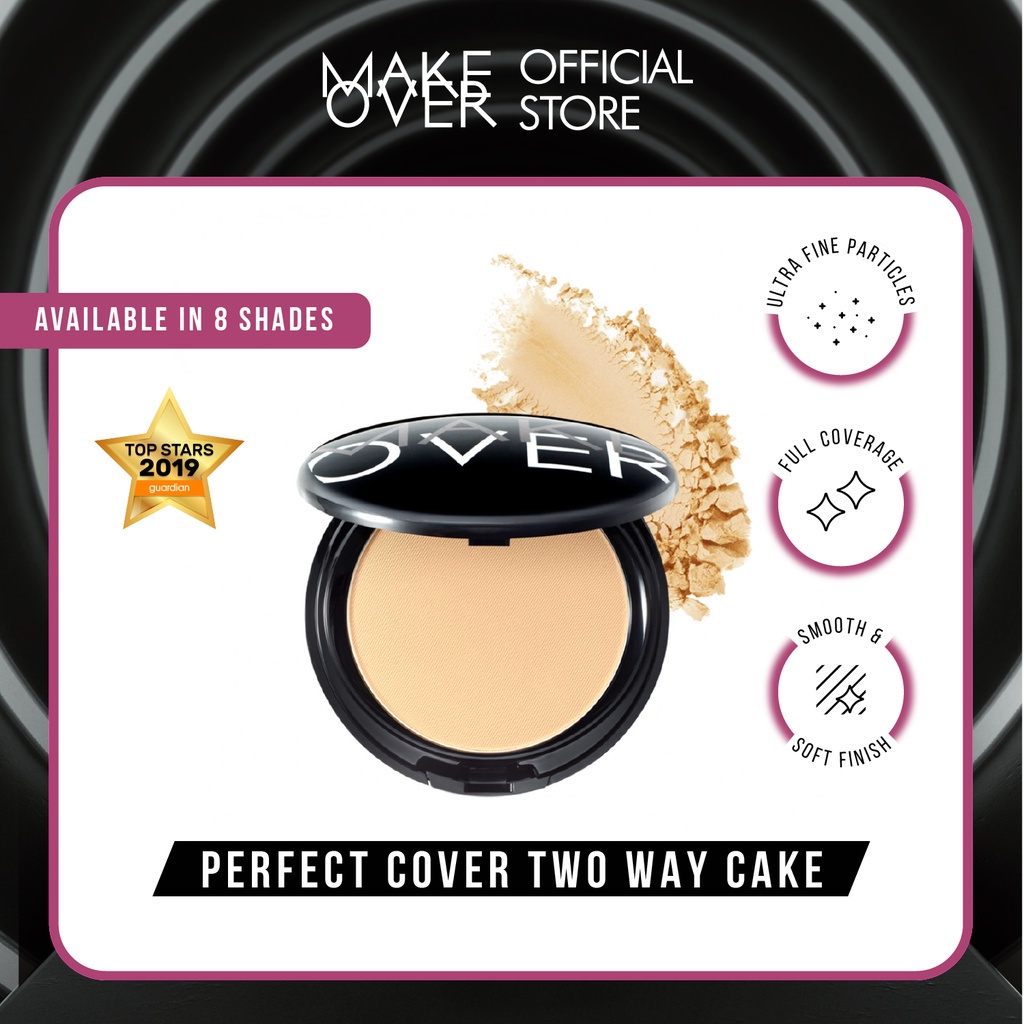 MAKE OVER Perfect Cover TWC 12 g Bedak Padat Coverage Medium to Full - 03 Maple