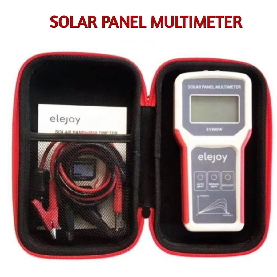 SOLAR PANEL MULTIMETER ELEJOY EY800W MULTITESTER DIGITAL PANEL SURYA