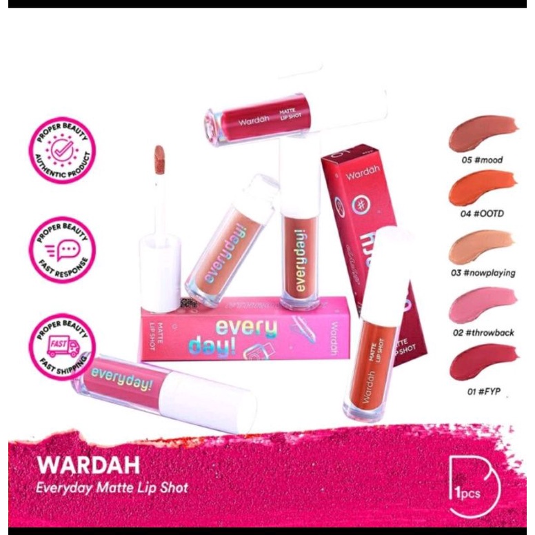 WARDAH Everyday Matte Lip Shot | Lip Cream