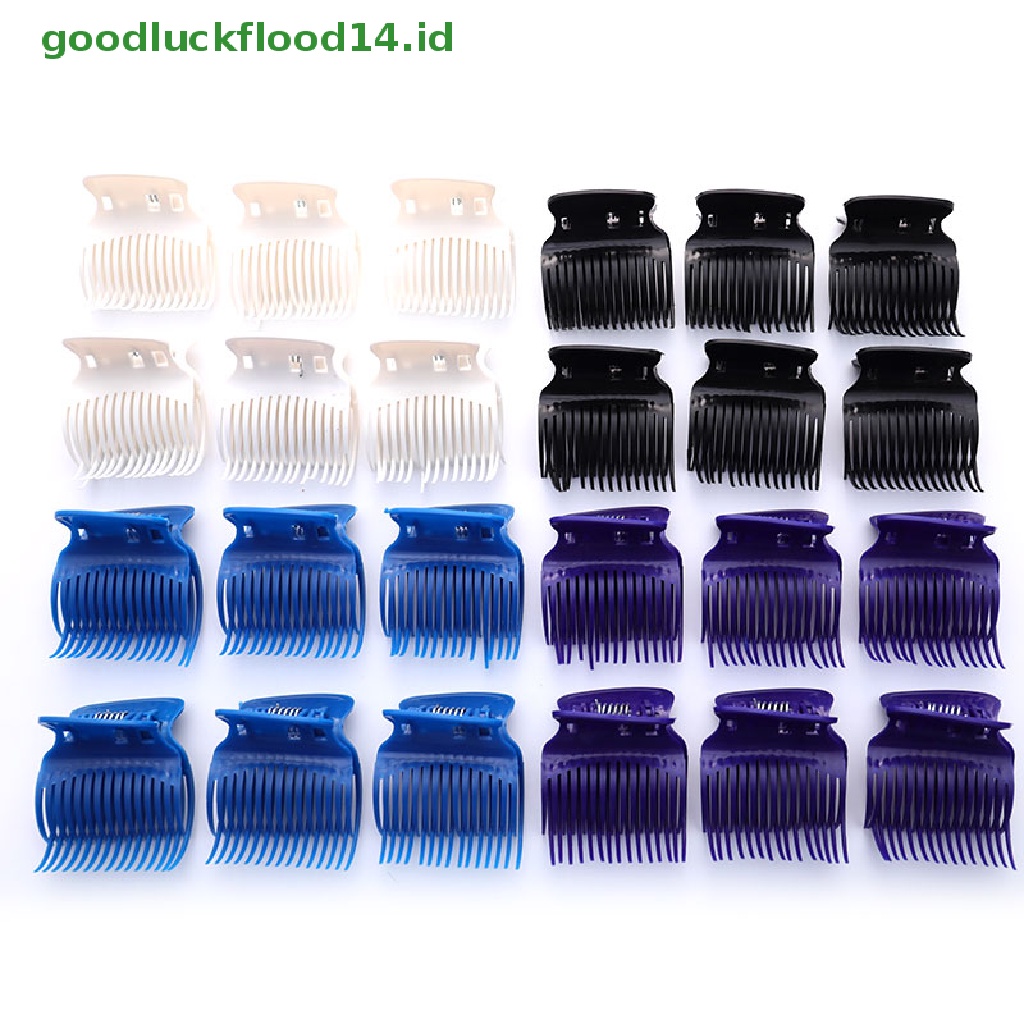 [GOOGFOUR] 6pcs Salon Hot Roller Super Pewarna Rambut Perm Isolasi Klip Alat Penata Rambut [TOP]