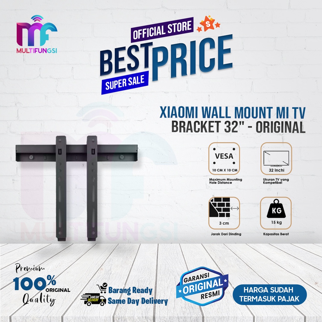 Xiaomi Wall Mount Mi TV Bracket 32&quot; - Original Garansi Resmi