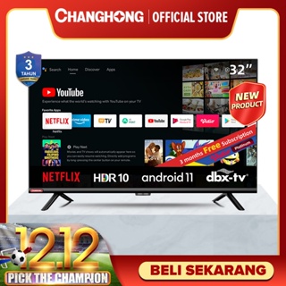 Changhong Google certified Android Smart TV 32 Inch Digital TV Neflix LED TV L32G7N