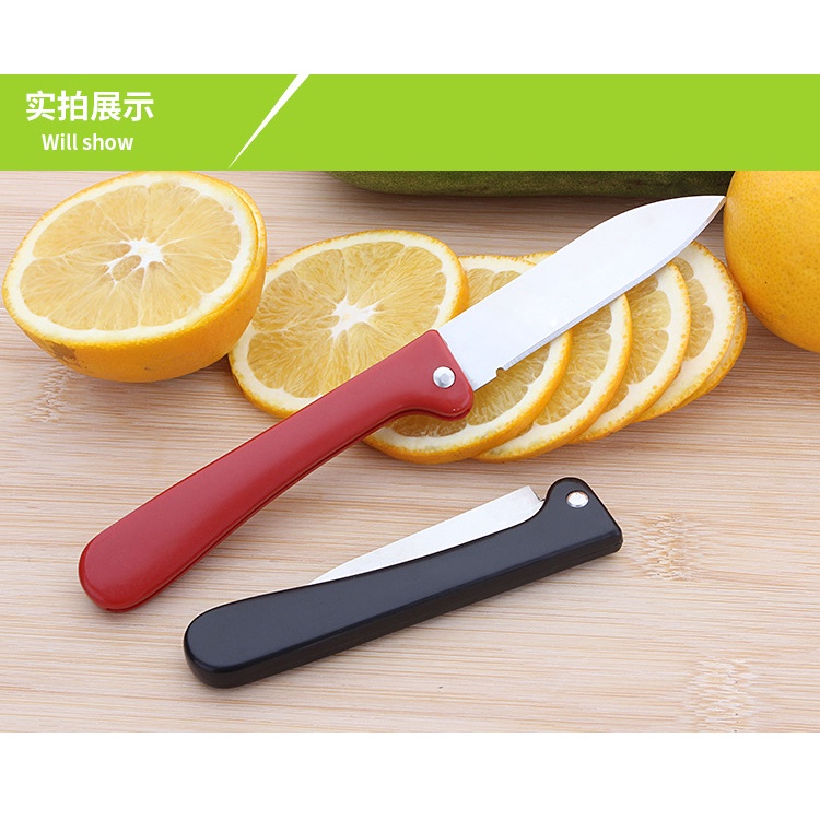 Pisau Dapur Lipat Praktis Pisau Travel Folding Knife Serbaguna Pisau Lipat Kupas Buah Sayur Stainless Steel TERMURAH TERLARIS