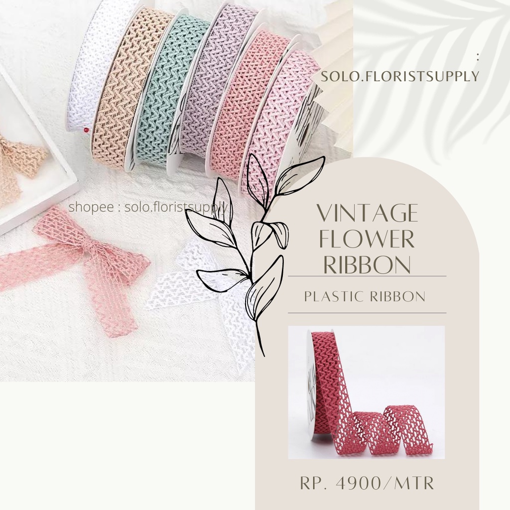 

ECER 2,5CM WAVE EMBROIDERY RIBBON PITA KOREA BORDIR GELOMBANG PITA HAMPERS PITA KADO PITA BUKET BUNGA PITA PARCEL HADIAH CM PITA RENDA PASTEL GELOMBANG LEBAR 3,2 CM PANJANG 1M ROLL RIBBON PITA BUNGA/ FLOWER WRAP KOREAN RIBBON