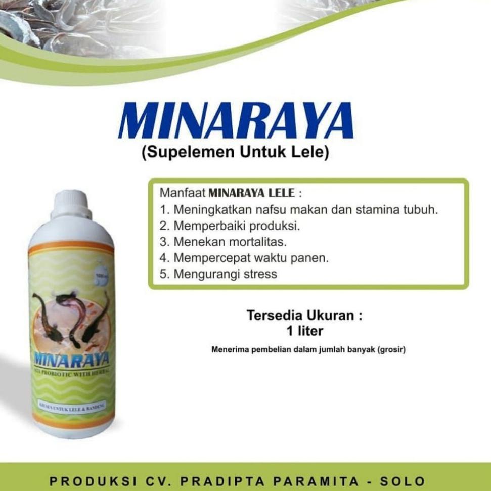 

(R-2Q♥) MINARAYA LELE 1liter langsung kirim
