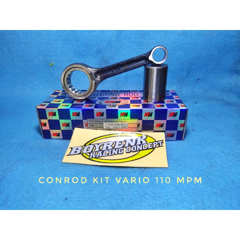 CONROD KIT SEHER STANG SEKER HONDA VARIO 110 KARBU KVB  MPM - BOYRENK RACING