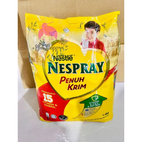 SUSU TEPUNG PENUH KRIM NESPRAY 1.4KG MALAYSIA