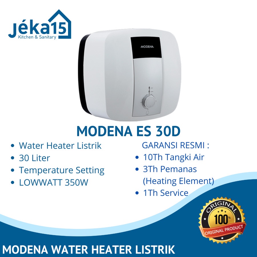 MODENA ES 30 D WATER HEATER LISTRIK PEMANAS AIR