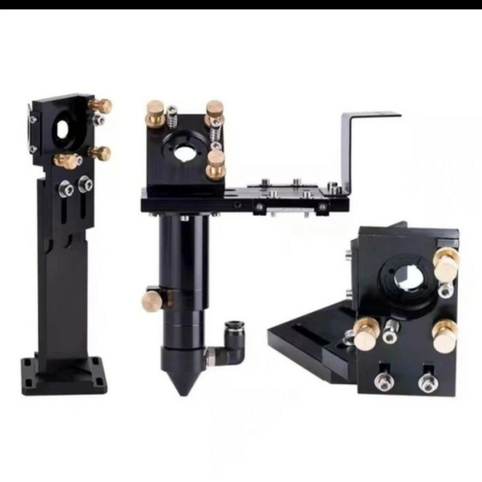 

LASER HEAD LASER CO2 LENGKAP 1 SET MIRROR 3PCS DAN FOCUS LENS USA