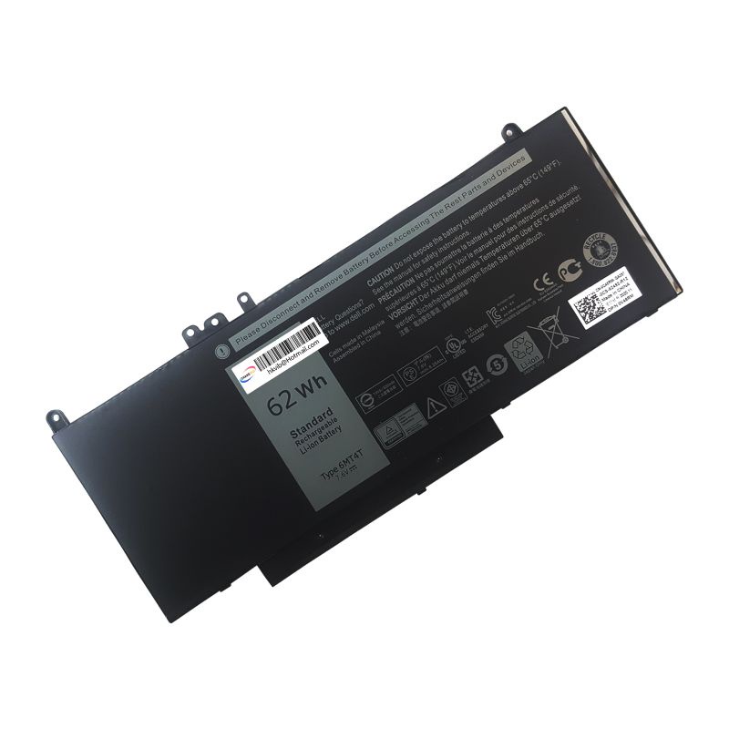 Baterai Battery Dell Latitude E5450 E5550 E5570 E5470 6MT4T 62Wh