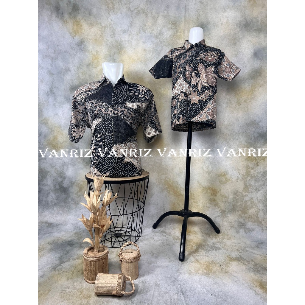 BATIK DEWASA COUPLE BATIK ANAK / BATIK ANAK COUPLE AYAH / BATIK COUPLE ANAK BAPAK / KEMEJA BATIK COUPLE AYAH ANAK