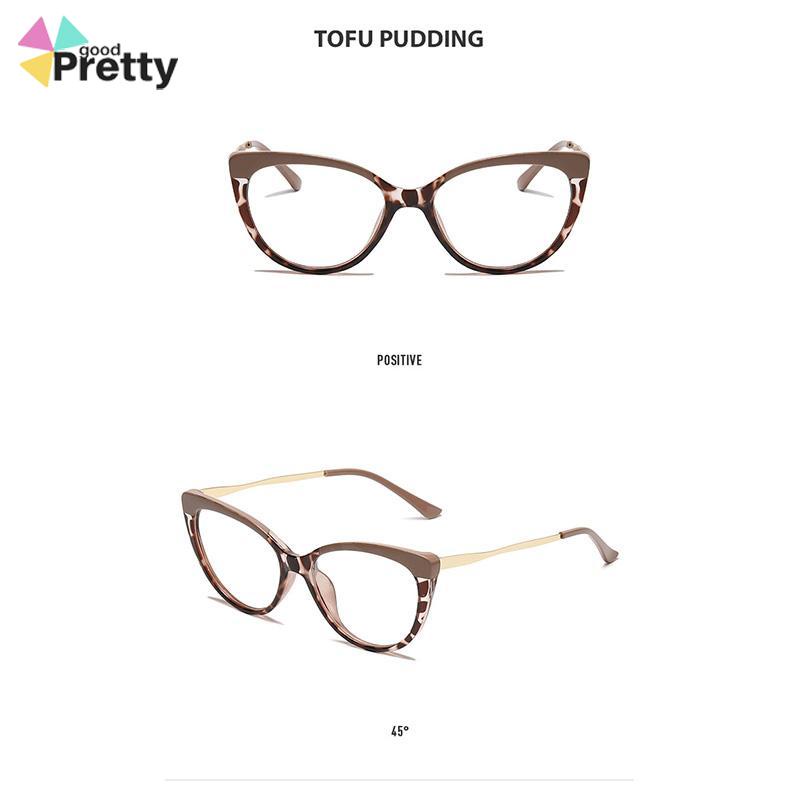 Kacamata Cat Eye Terbaru Anti-Radiasi Blue Light Wanita Dan Pria Import Kacamata Fashion Korea - PD