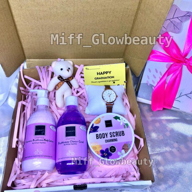 BEBAS REQUEST - HAMPERS GIFT BOX TAS  CEWEK / KADO CEWEK / HAMPERS CEWEK / KADO WISUDA / KADO ANIVERSARRY / KADO ULANG TAHUN / KADO PACAR / JILBAB  / JAM TANGAN