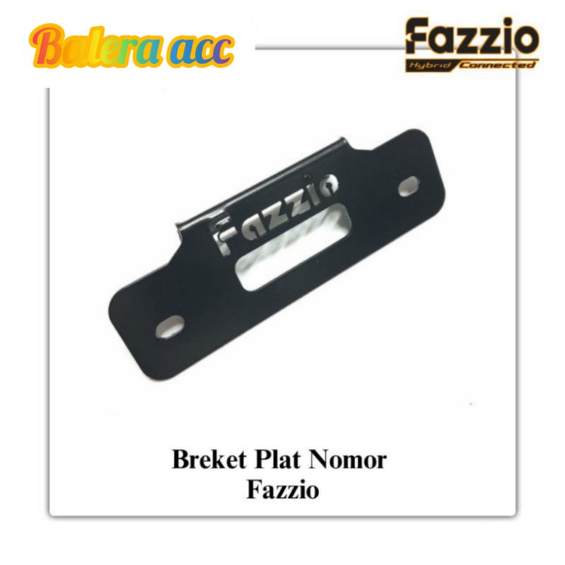 Breket Plat nomor Fazzio Dudukan Plat Nomor Motor fazzio Tebal Anti Getar