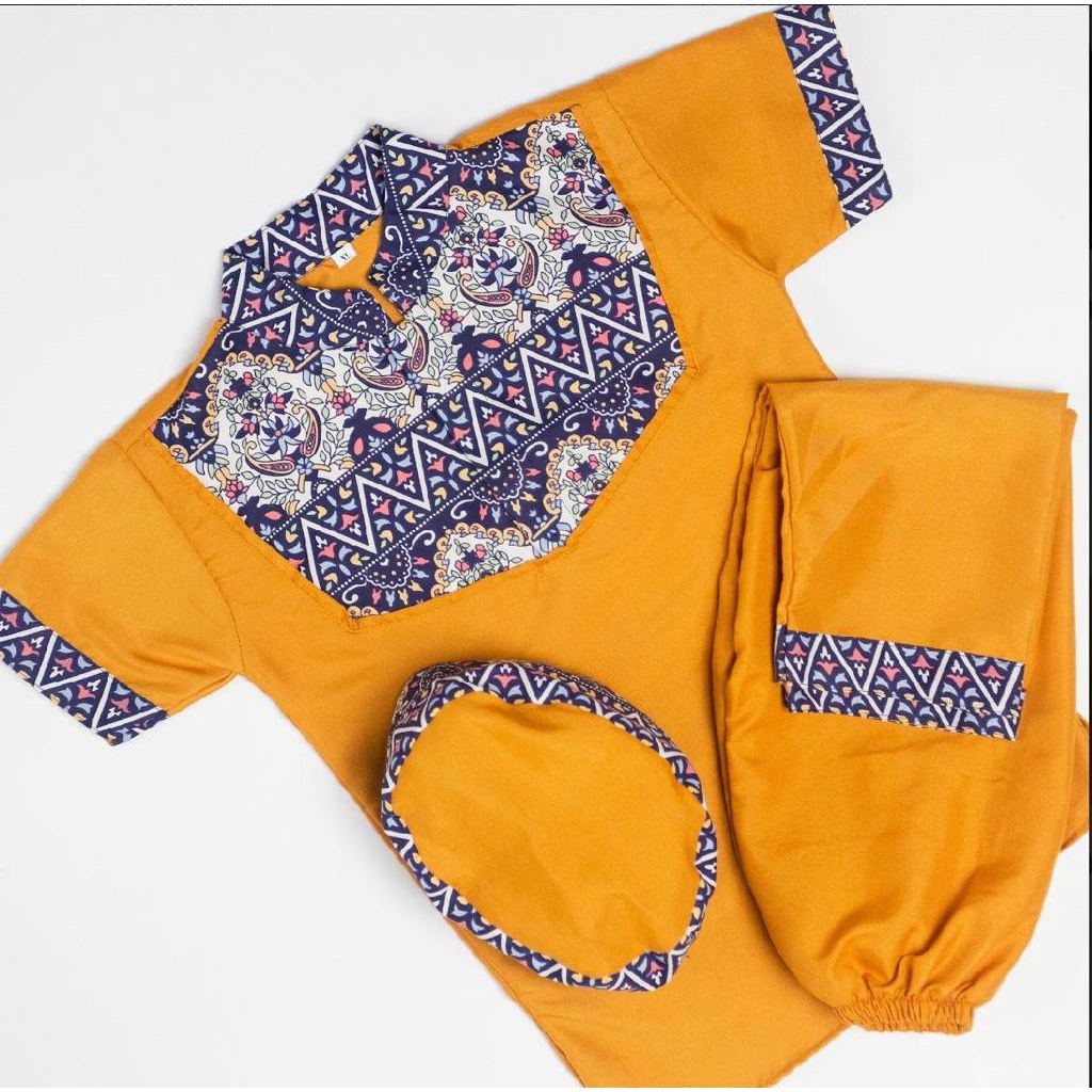 BISA BAYAR DITEMPAT/SETELAN MUSLIM ANAK/PROMO KOKO BATIK IRAK MODEL TERBARU/SETELAN KOKO ANAK 1-9 TAHUN