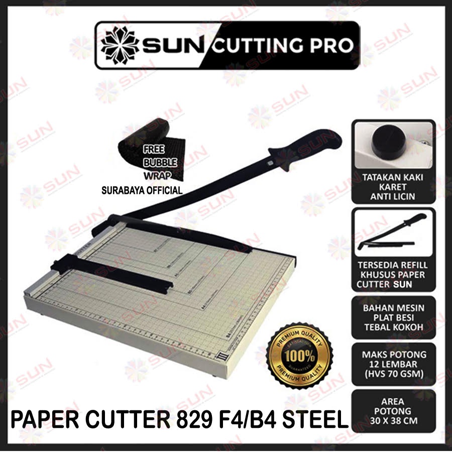 Jual Paper Cutter Folio F4 B4 Alat Potong Mesin Pemotong Kertas