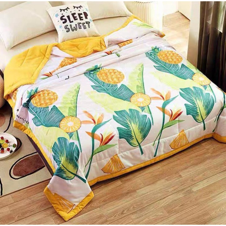 Bedcover Selimut Korean New Design Ukuran 200x230 Aesthetic &amp; New Quality