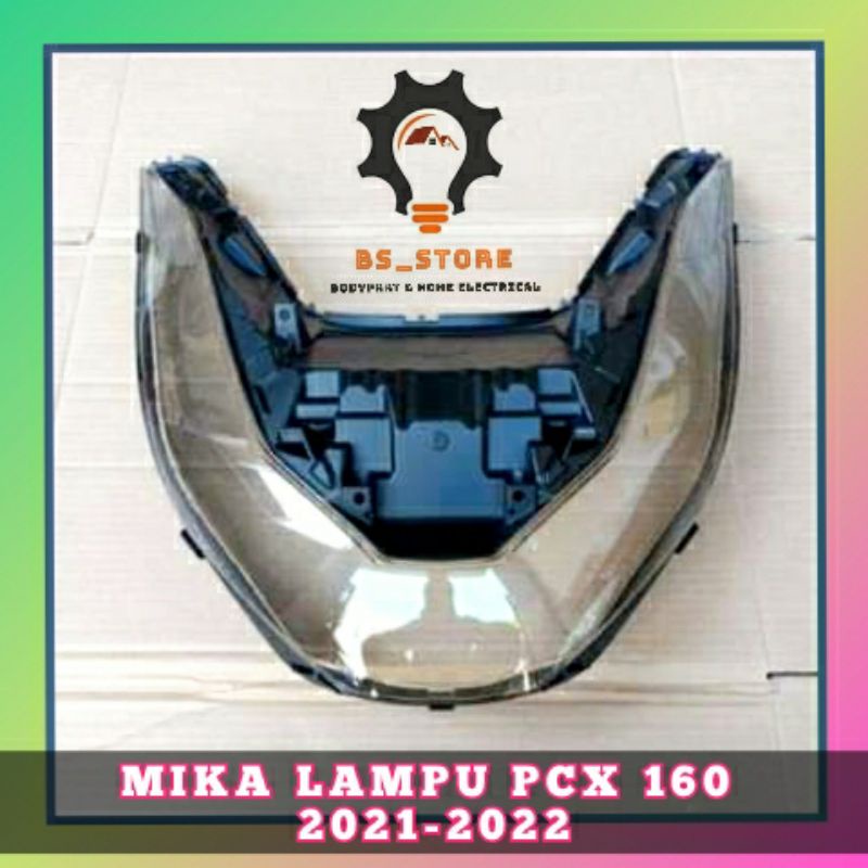 MIKA LAMPU DEPAN HONDA  PCX 160 2021 2022 2023 | MIKA LAMPU DEPAN PCX 160 NEW 2021 2022  | MIKA LAMPU DEPAN HONDA PCX 160 2021 2022   | MIKA KACA LAMPU PCX 160 2021 - 2023 | MERK WIN