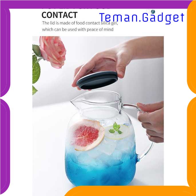 TG - DPR Leng Shui Hu Teko Pitcher Teh Kopi Borosilicate Glass 1738ml - TP-966