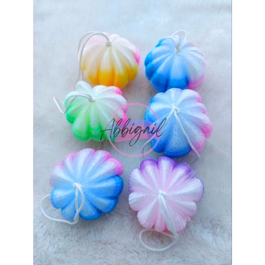 𝘈𝘉𝘎✰ SPONS MANDI BULAT LABU PELANGI / BAWANG RAINBOW O1040