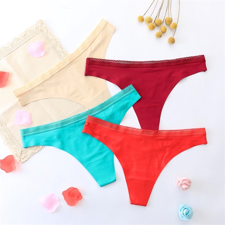 G Sting Wanita Seamless Celana Dalam Fashion Sexy thongs Polos Pakaian dalam 3C167