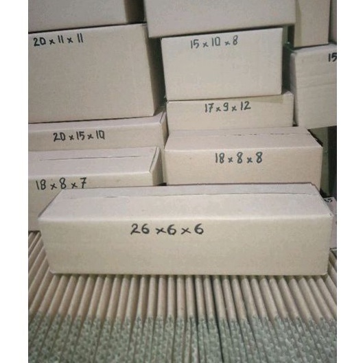 

kardus 26x6x6 polos luar dalam