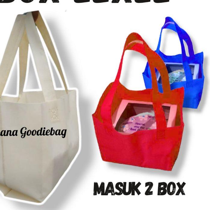 

▌▌▌ Tas Spundbond Lipat Samping Bok Hajatan Kotak Nasi 22x22 12pcs
