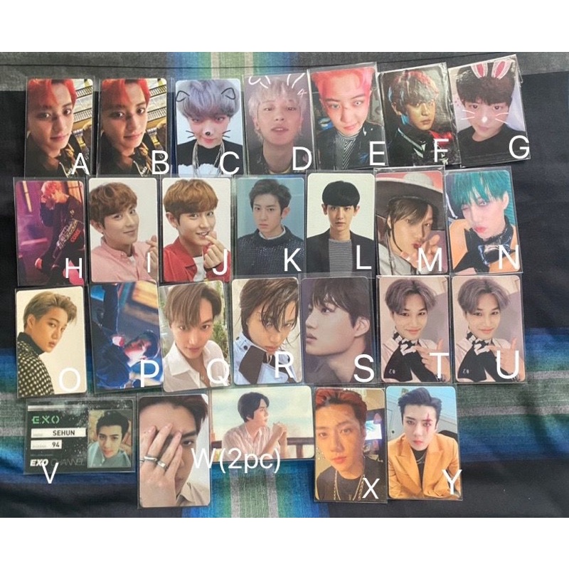 Part 2||Photocard Exo Official Chanyeol Sehun Kai