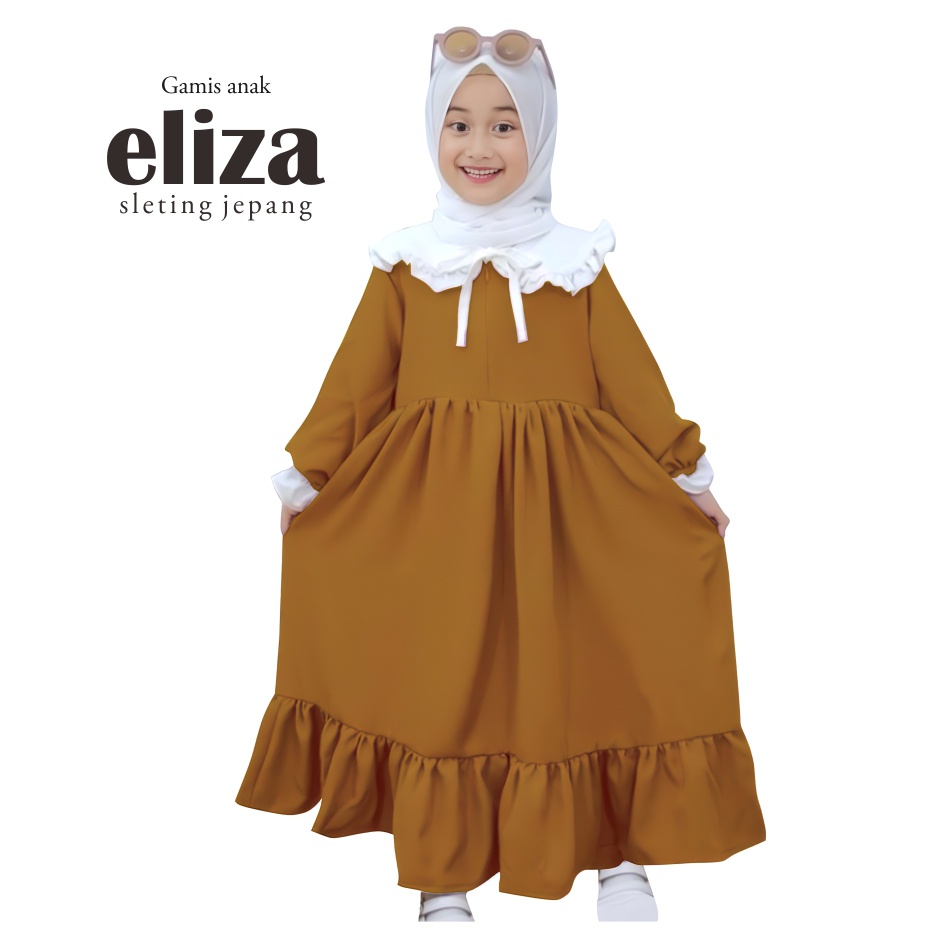 Gamis Anak Eliza Sleting Jepang CKids