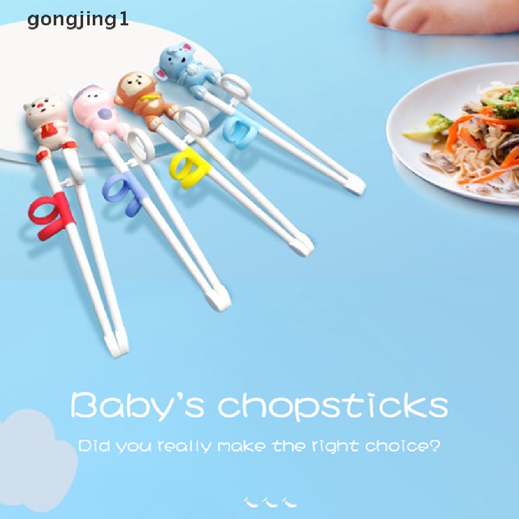 Ggg Sumpit Belajar Bayi Sumpit Kartun Hewan Pemula Sumpit Peralatan Makan Sumpit ID