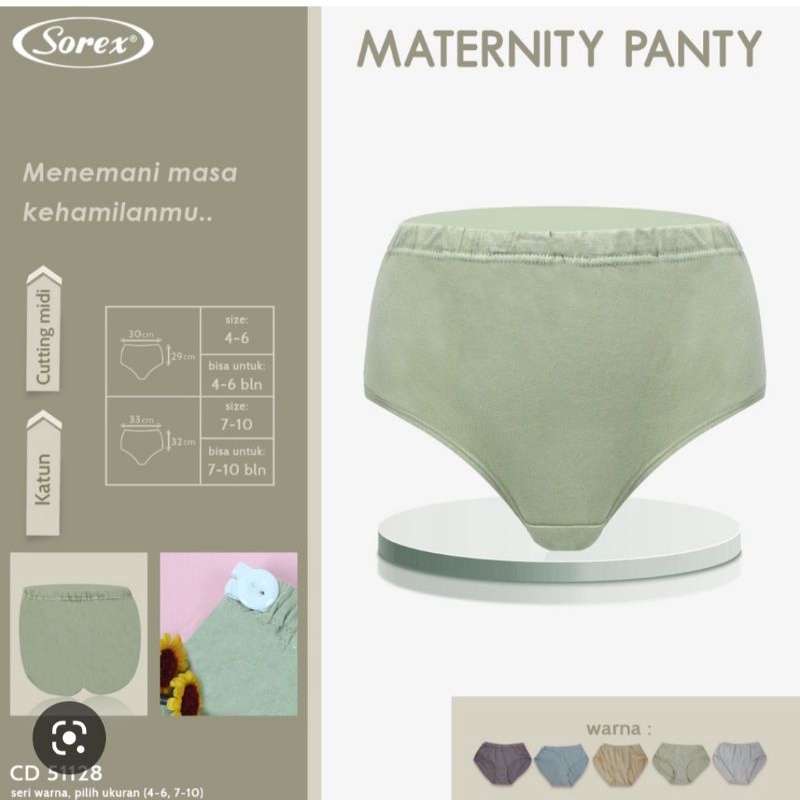 Sorex Celana Dalam Wanita Hamil Maternity Panty CD 51128