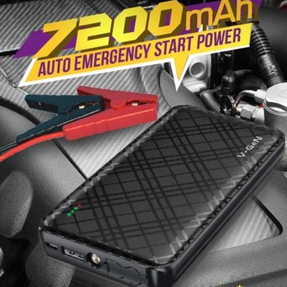 Vgen Jumper Bank - Vgen Powerbank Jumper 7200 Mah - Car Jumper Starter