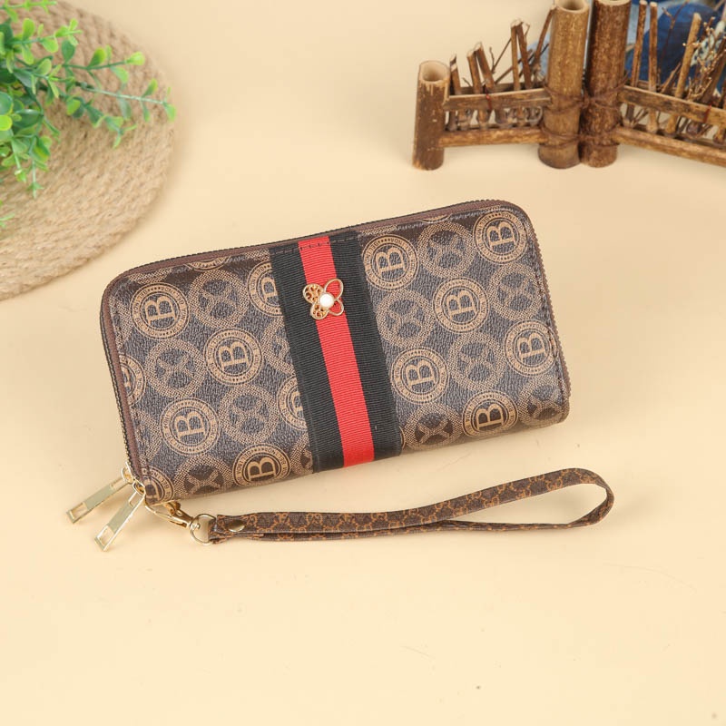Dompet Panjang Wanita Import Dompet Zipper Perempuan Motif Cantik Dompet Wanita Murah Dompet Jalan Cewek Fashion Casual D101