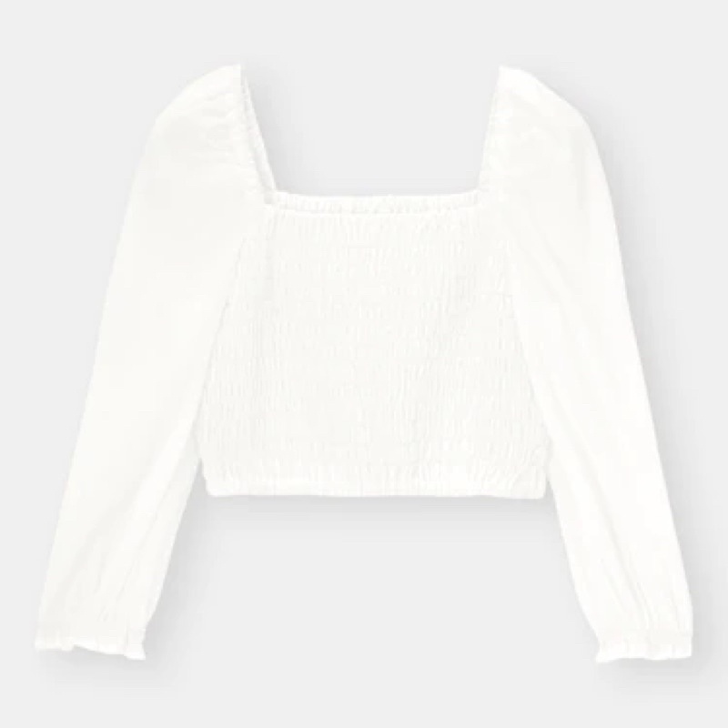 PRELOVED UNIQLO GU BLOUSE SMOKE