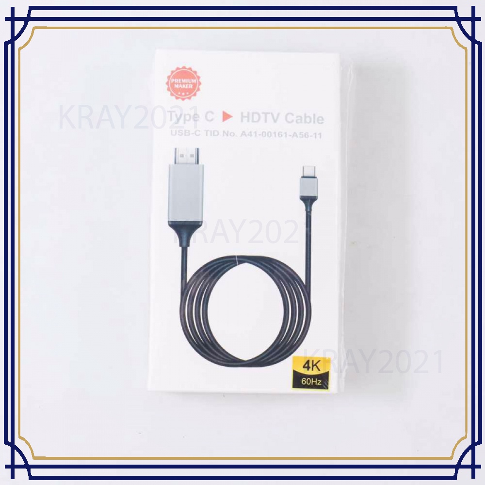 Kabel Video Konverter USB Type C to HDMI 4K 2 Meter -CV471